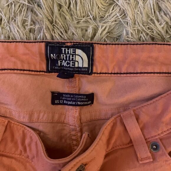 Peach color northface pants size 12 - Picture 2 of 3